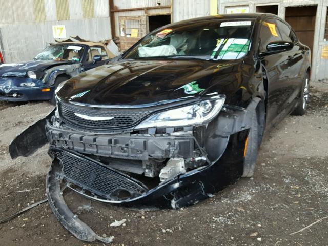 1C3CCCBB7FN709318 - 2015 CHRYSLER 200 S BLACK photo 2