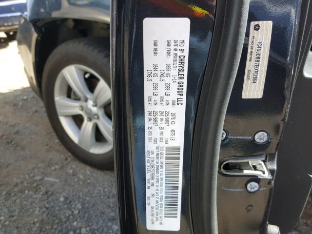 1C4NJDBB7ED762864 - 2014 JEEP COMPASS SP 灰色 照片 10