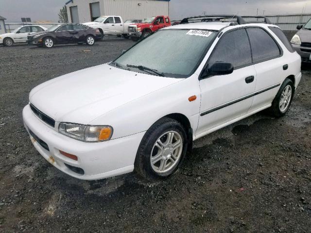 JF1GF435XXH815089 - 1999 SUBARU IMPREZA L WHITE photo 2