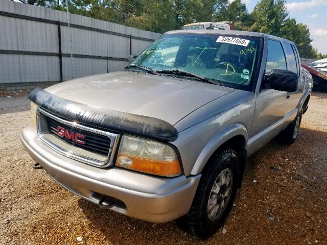 1GTDT13W72K111537 - 2002 GMC SONOMA TAN photo 2