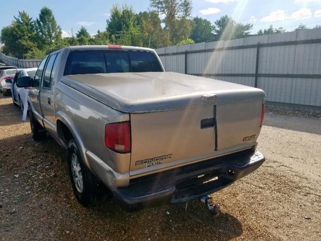 1GTDT13W72K111537 - 2002 GMC SONOMA TAN photo 3