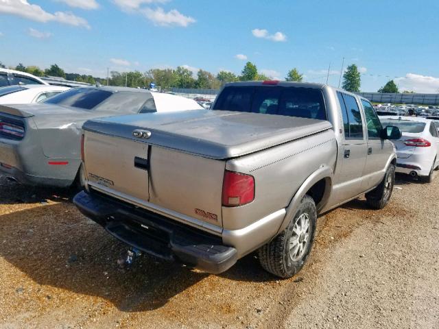 1GTDT13W72K111537 - 2002 GMC SONOMA TAN photo 4