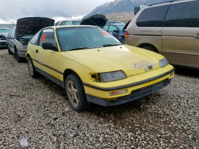 JHMED9368LS010975 - 1990 HONDA CIVIC 1500 YELLOW photo 1