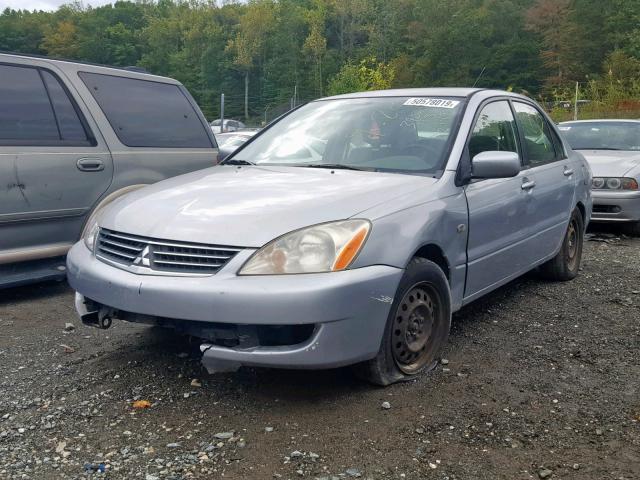 JA3AJ26E86U002417 - 2006 MITSUBISHI LANCER ES SILVER photo 2