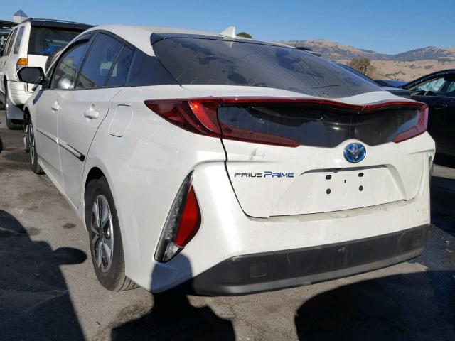 JTDKARFP4J3079977 - 2018 TOYOTA PRIUS PRIM 白色 照片 3