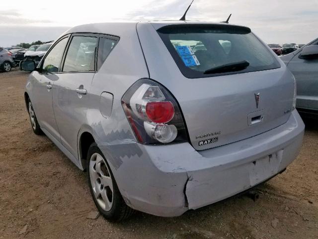 5Y2SP678X9Z456664 - 2009 PONTIAC VIBE SILVER photo 3