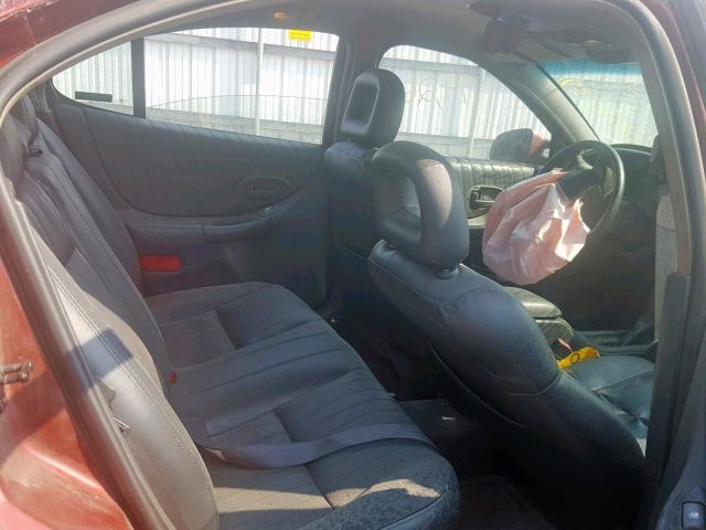 1G2WP52K0YF200908 - 2000 PONTIAC GRAND PRIX BURGUNDY photo 6