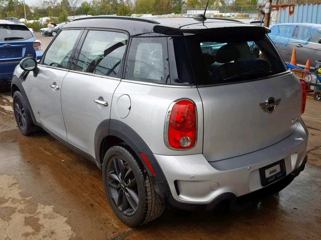 WMWZC5C58CWL58285 - 2012 MINI COOPER S C SILVER photo 3