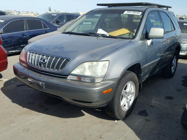 JTJHF10U910197548 - 2001 LEXUS RX 300 GRAY photo 2