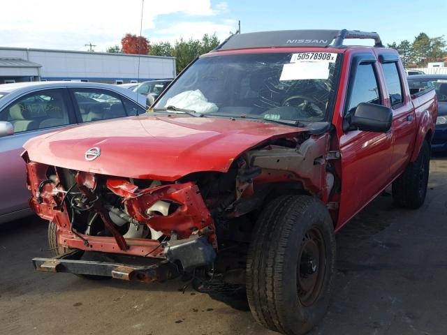 1N6MD27Y93C414567 - 2003 NISSAN FRONTIER C RED photo 2