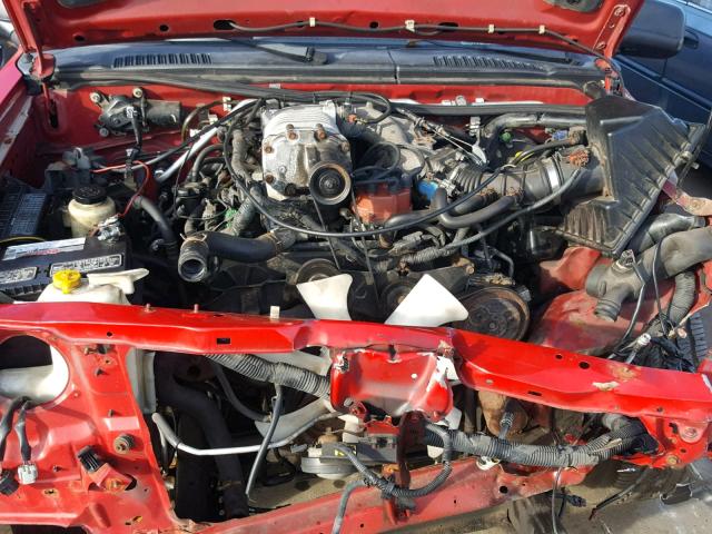 1N6MD27Y93C414567 - 2003 NISSAN FRONTIER C RED photo 7