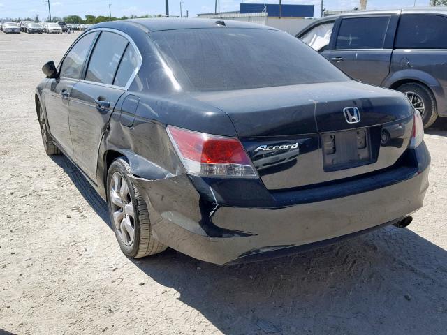 1HGCP2F84AA153320 - 2010 HONDA ACCORD EXL BLACK photo 3