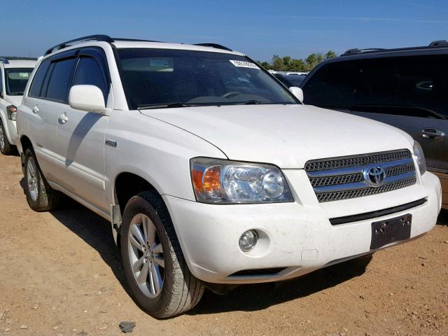 JTEEW21A270039234 - 2007 TOYOTA HIGHLANDER WHITE photo 1