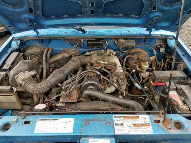 1FTCR10A2PTA98197 - 1993 FORD RANGER BLUE photo 7