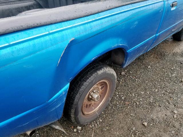 1FTCR10A2PTA98197 - 1993 FORD RANGER BLUE photo 9