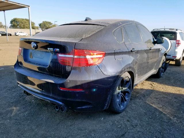 5YMGZ0C56DLL29860 - 2013 BMW X6 M BLACK photo 4