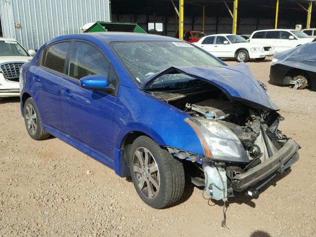 3N1AB6AP3CL729942 - 2012 NISSAN SENTRA 2.0 BLUE photo 1