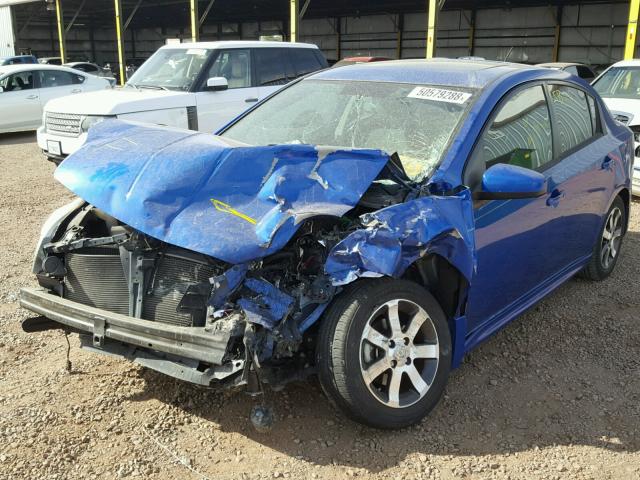 3N1AB6AP3CL729942 - 2012 NISSAN SENTRA 2.0 BLUE photo 2