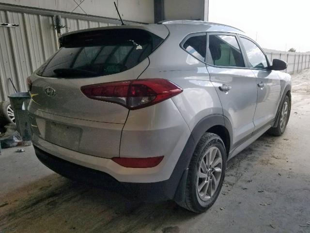 KM8J33A40HU468891 - 2017 HYUNDAI TUCSON LIM SILVER photo 4