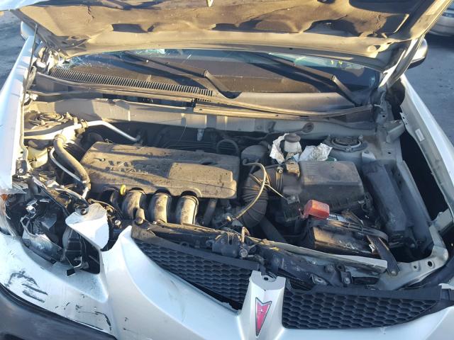 5Y2SM64863Z421396 - 2003 PONTIAC VIBE SILVER photo 7