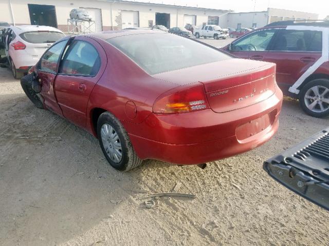 2B3HD46R94H602273 - 2004 DODGE INTREPID S 红色 照片 3