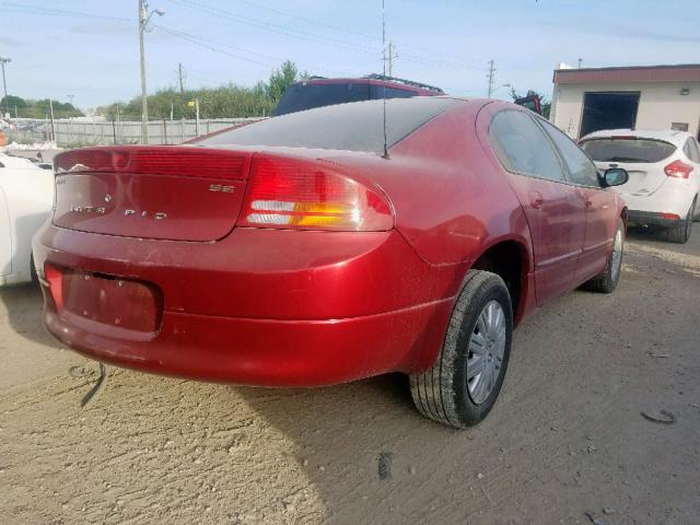 2B3HD46R94H602273 - 2004 DODGE INTREPID S 红色 照片 4