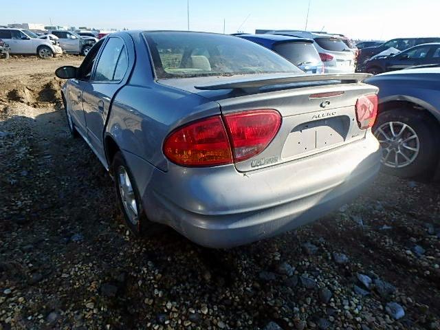 1G3NL52E3YC359887 - 2000 OLDSMOBILE ALERO GL SILVER photo 3