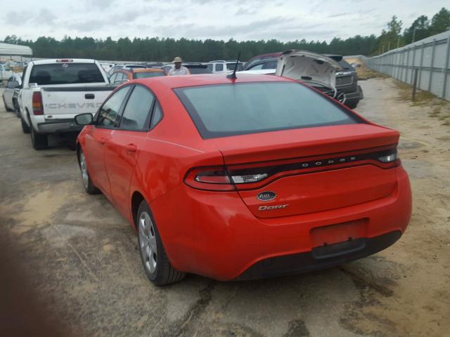 1C3CDFAA3GD736420 - 2016 DODGE DART SE GRAY photo 3