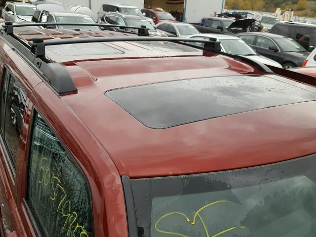 1J8HG48K48C149476 - 2008 JEEP COMMANDER MAROON photo 10