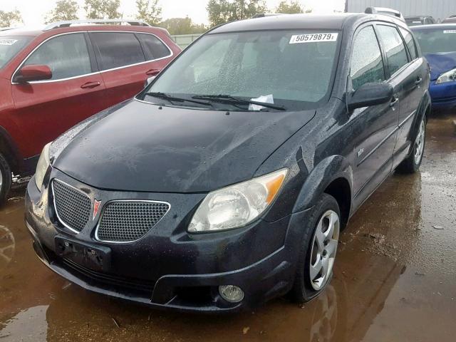 5Y2SL63815Z406523 - 2005 PONTIAC VIBE BLACK photo 2