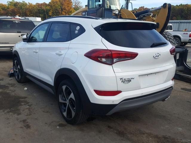 KM8J33A27HU581932 - 2017 HYUNDAI TUCSON LIM WHITE photo 3