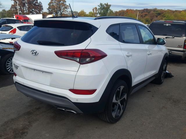 KM8J33A27HU581932 - 2017 HYUNDAI TUCSON LIM WHITE photo 4