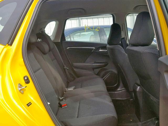 3HGGK5H45KM728704 - 2019 HONDA FIT LX YELLOW photo 6