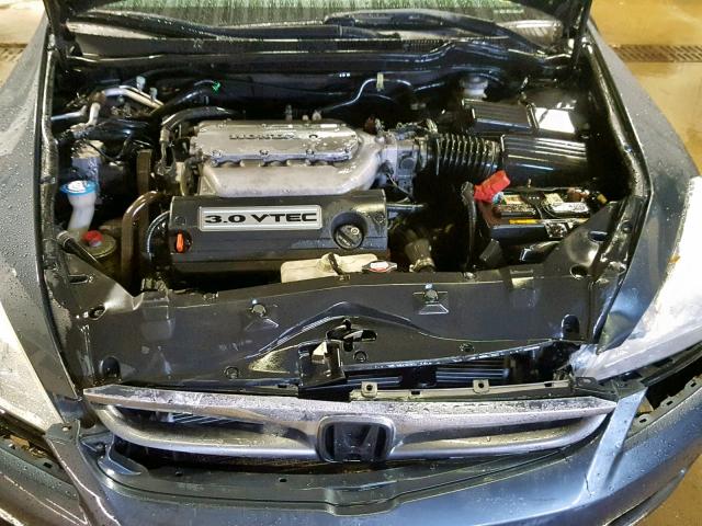 1HGCM66477A105638 - 2007 HONDA ACCORD SE CHARCOAL photo 7