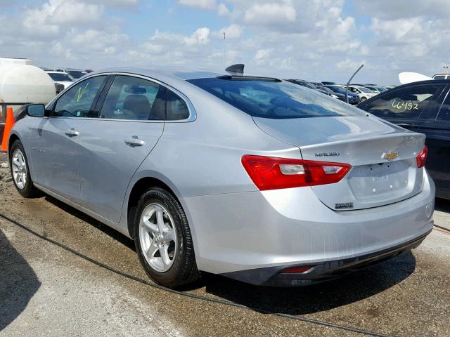 1G1ZB5ST8JF197643 - 2018 CHEVROLET MALIBU LS SILVER photo 3