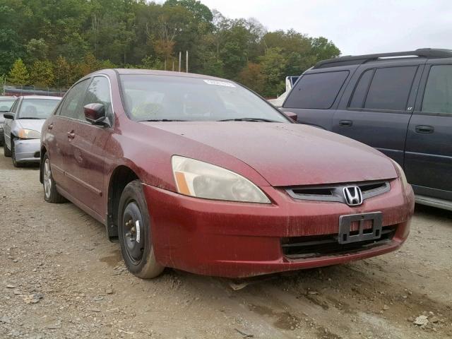 1HGCM66523A024209 - 2003 HONDA ACCORD EX RED photo 1