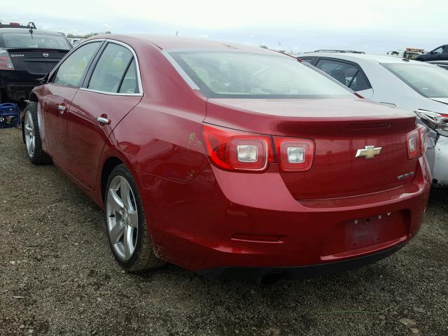 1G11J5SXXDF212408 - 2013 CHEVROLET MALIBU LTZ წითელი ფოტო 3