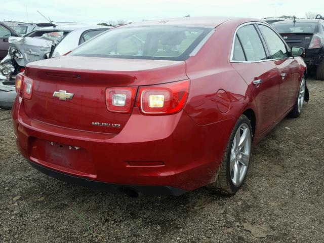 1G11J5SXXDF212408 - 2013 CHEVROLET MALIBU LTZ წითელი ფოტო 4