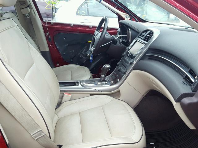 1G11J5SXXDF212408 - 2013 CHEVROLET MALIBU LTZ წითელი ფოტო 5