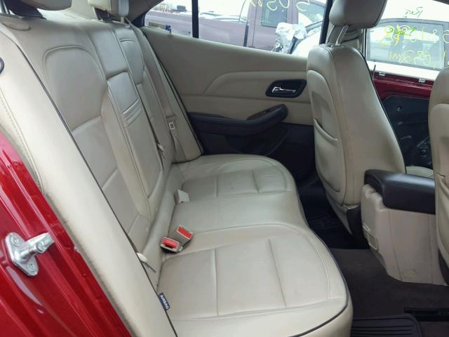 1G11J5SXXDF212408 - 2013 CHEVROLET MALIBU LTZ წითელი ფოტო 6