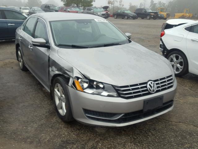 1VWBN7A32DC102476 - 2013 VOLKSWAGEN PASSAT SE SILVER photo 1