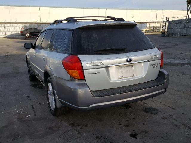 4S4BP85C354367864 - 2005 SUBARU LEGACY OUT SILVER photo 3