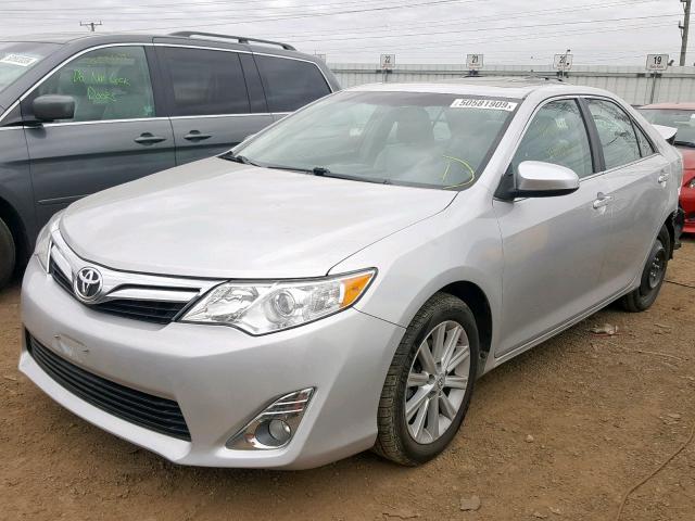 4T4BF1FK5CR229570 - 2012 TOYOTA CAMRY BASE SILVER photo 2