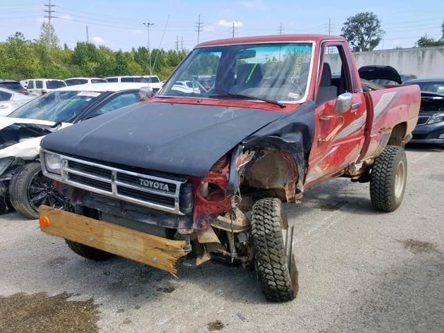 JT4RN63A0J5047291 - 1988 TOYOTA PICKUP RN6 RED photo 2