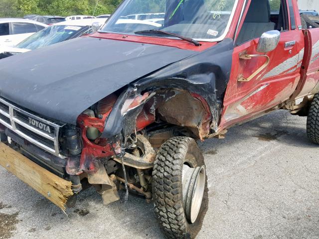 JT4RN63A0J5047291 - 1988 TOYOTA PICKUP RN6 RED photo 9