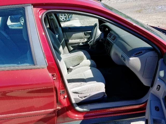 1FAFP552X3A239878 - 2003 FORD TAURUS SES RED photo 5