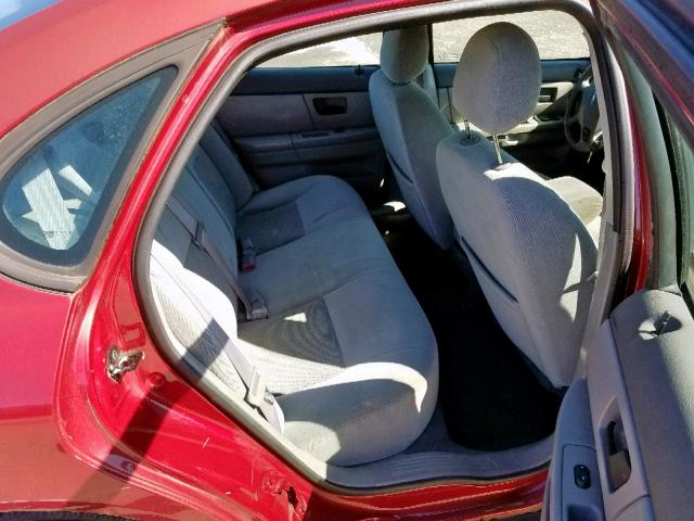 1FAFP552X3A239878 - 2003 FORD TAURUS SES RED photo 6
