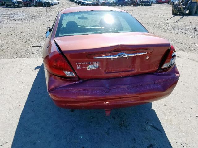 1FAFP552X3A239878 - 2003 FORD TAURUS SES RED photo 9