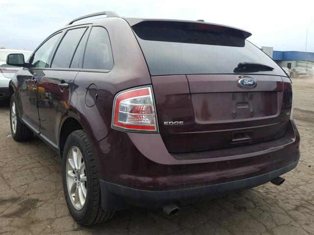 2FMDK3JC3ABA22091 - 2010 FORD EDGE SEL BROWN photo 3