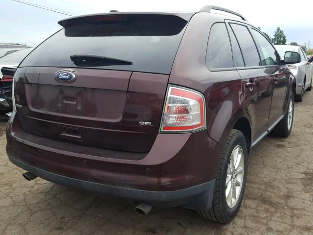 2FMDK3JC3ABA22091 - 2010 FORD EDGE SEL BROWN photo 4